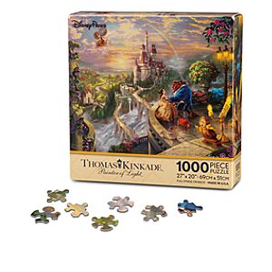 Beauty and the Beast Falling in Love Puzzle by Thomas Kinkade