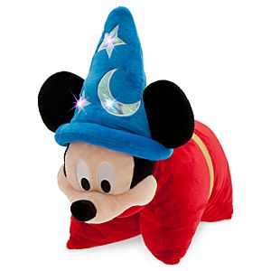 Sorcerer Mickey Mouse Light-Up Plush Pillow