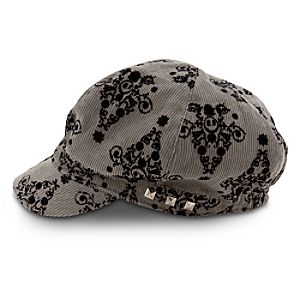Corduroy Jack Skellington Cabbie Hat for Adults