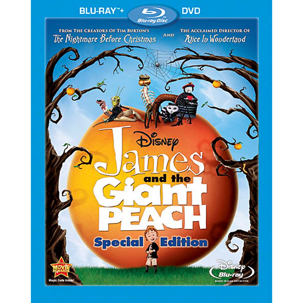 James and the Giant Peach 2-Disc Blu-ray and DVD