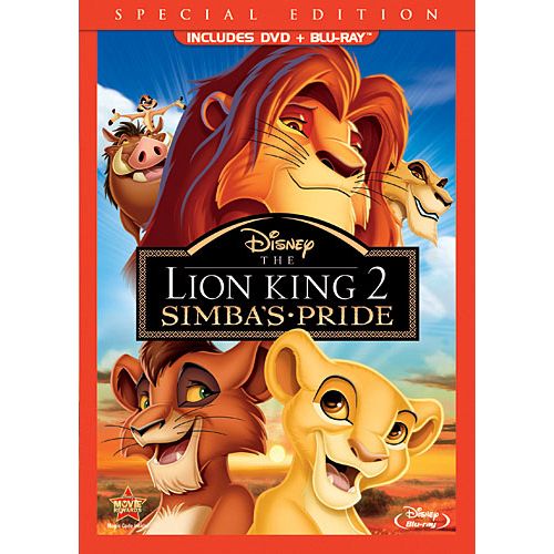 The Lion King 2: Simbas Pride 2-Disc Blu-ray and DVD Special Edition