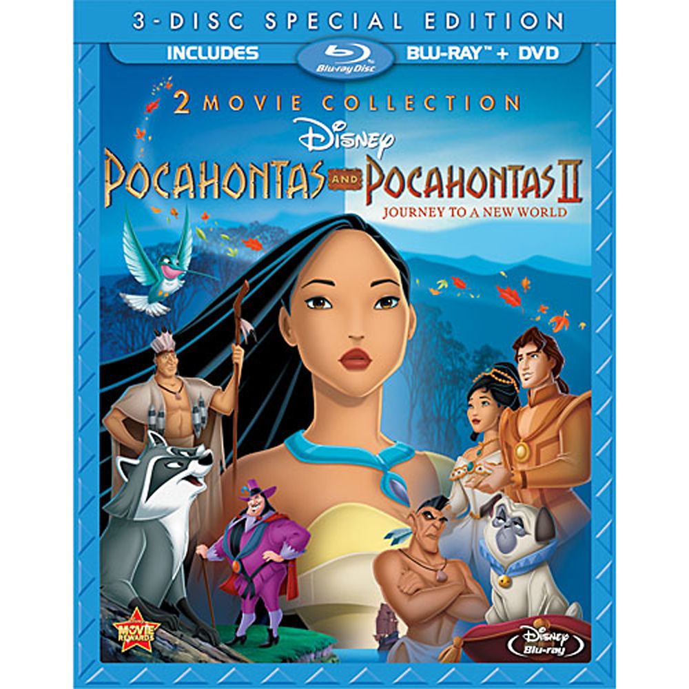 Pocahontas and Pocahontas II Blu-ray and DVD 3-Disc Special Edition (in Blu-ray Amaray case)