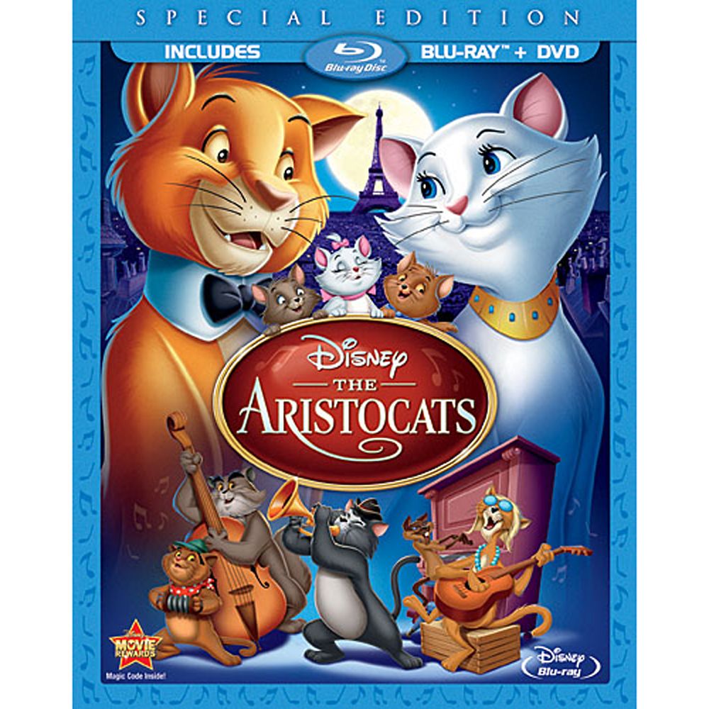 The Aristocats Blu-ray and DVD Special Edition (in Blu-ray Amaray case)
