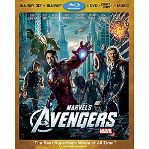 Marvels The Avengers 3-D Blu-ray Combo Pack - 4-Disc