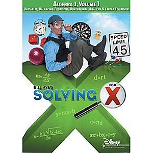Bill Nyes Solving For X: Algebra Volume 1 DVD