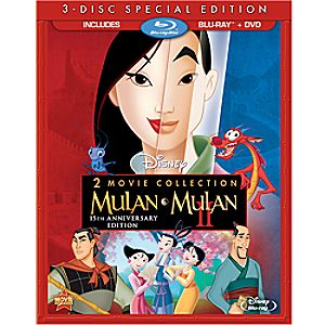 Mulan 15th Annniversary Blu-ray and DVD Combo Pack