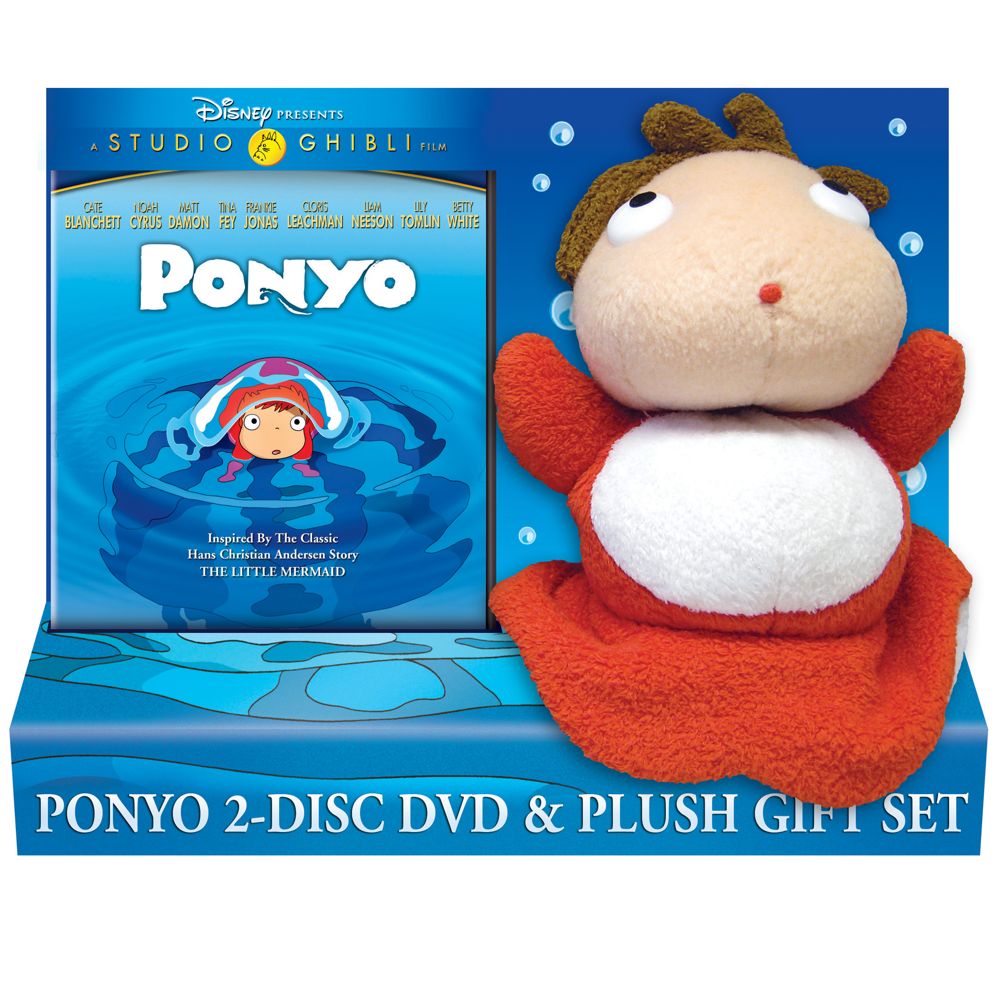 Ponyo DVD + Plush Set
