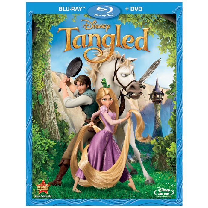 Pre-Order 2-Disc Tangled Blu-ray Combo Pack with FREE Lithograph Set Offer