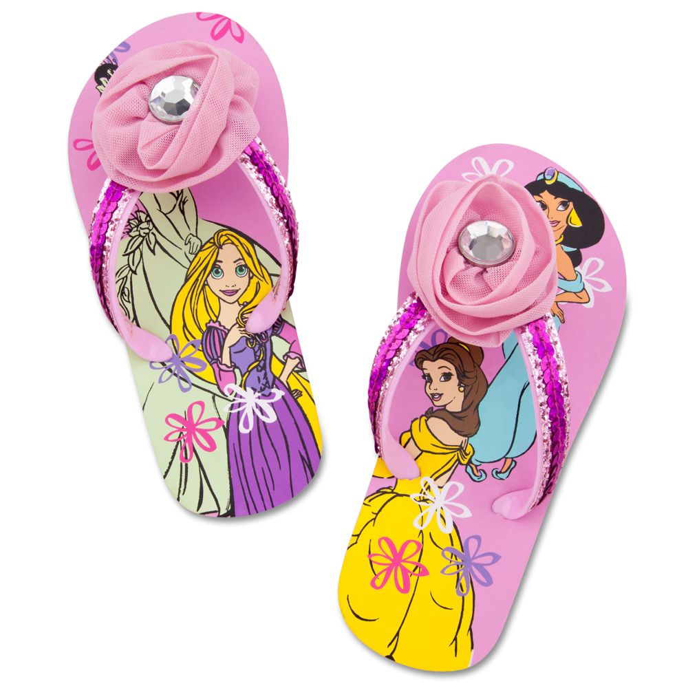 Disney Princess Flip Flops for Girls