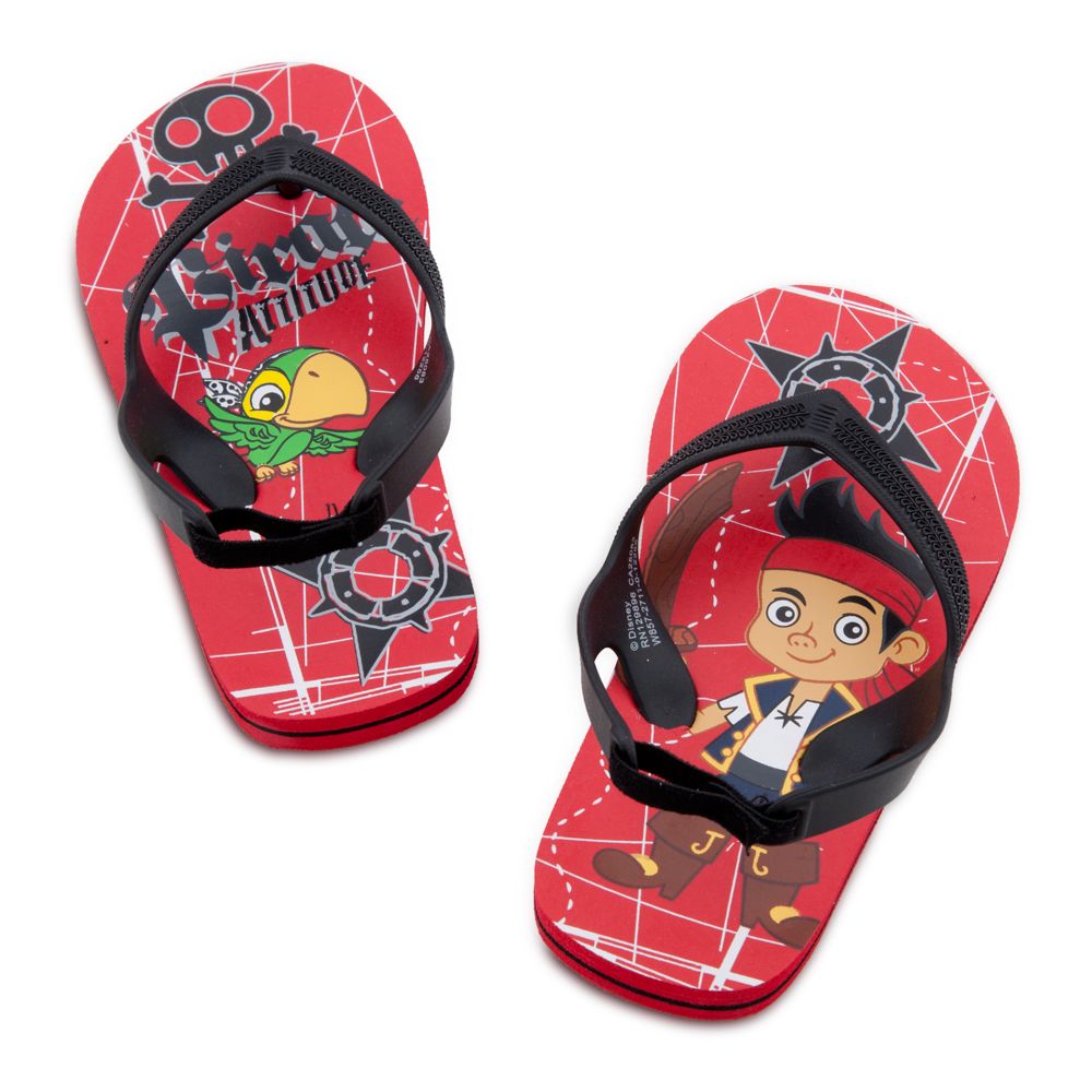 Jake and the Never Land Pirates Flip Flops for Boys