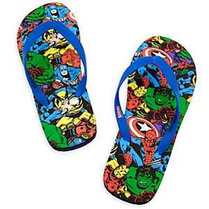 Marvel Universe Flip Flops for Men