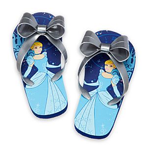 Cinderella Flip Flops for Girls