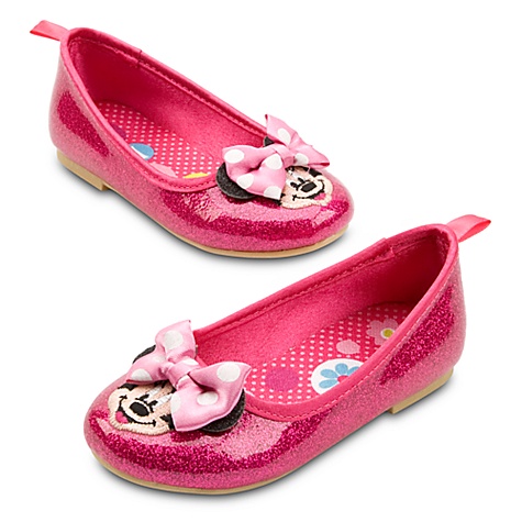 Ballet Flat Minnie Mouse Shoes for Girls