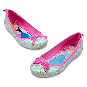 Anna and Elsa Flat Shoes for Girls - Frozen