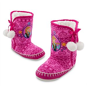 Anna Deluxe Slippers for Girls - Frozen