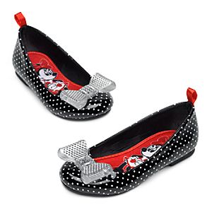Minnie Mouse Flat Shoes for Girls - Black