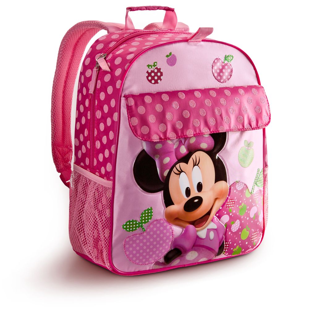 Personalizable Minnie Mouse Backpack -- Pink