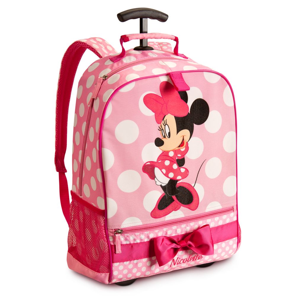 Minnie Mouse Rolling Backpack - Personalizable