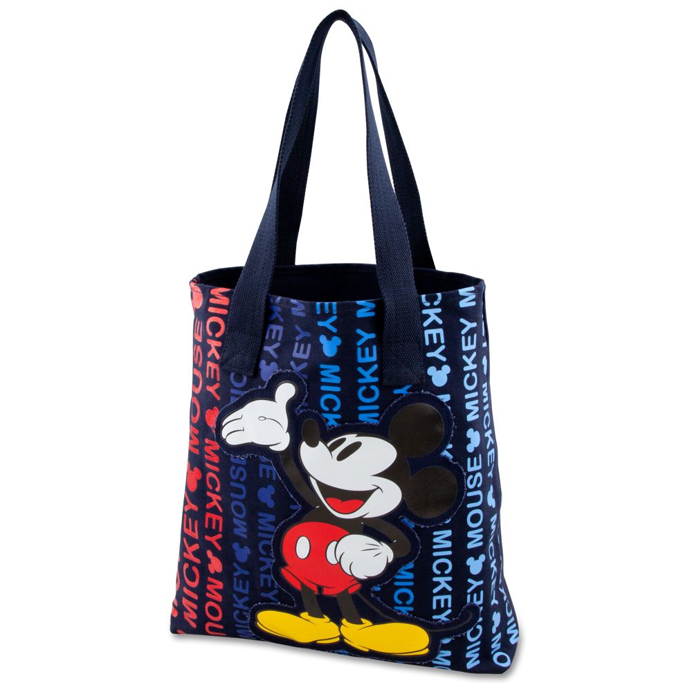 Canvas Mickey Mouse Tote