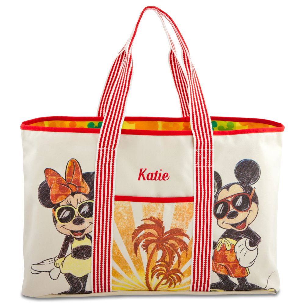 Personalizable Summer Brights Mickey Mouse Tote