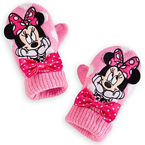 Minnie Mouse Mittens for Girls