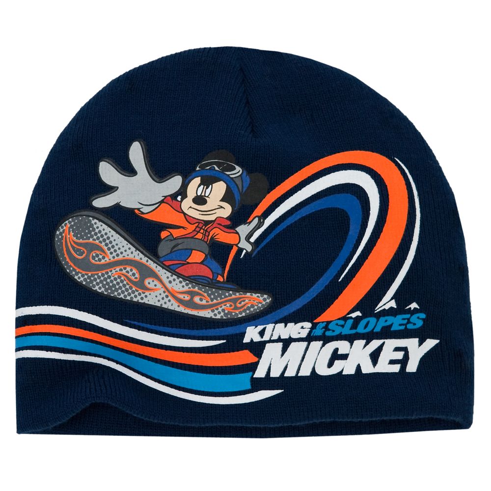 Knit Mickey Mouse Beanie Hat for Boys