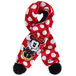 Minnie Mouse Scarf - Red - Personalizable