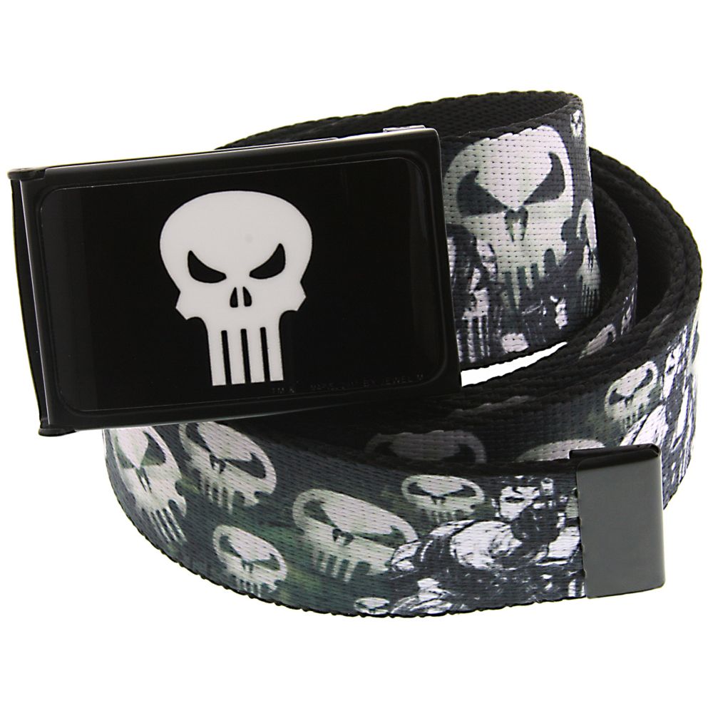 The Punisher Belt with Buckle by 1928 Jewelry