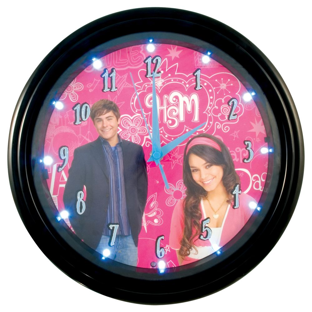 High School Musical Light-Up Musical Wall Clock