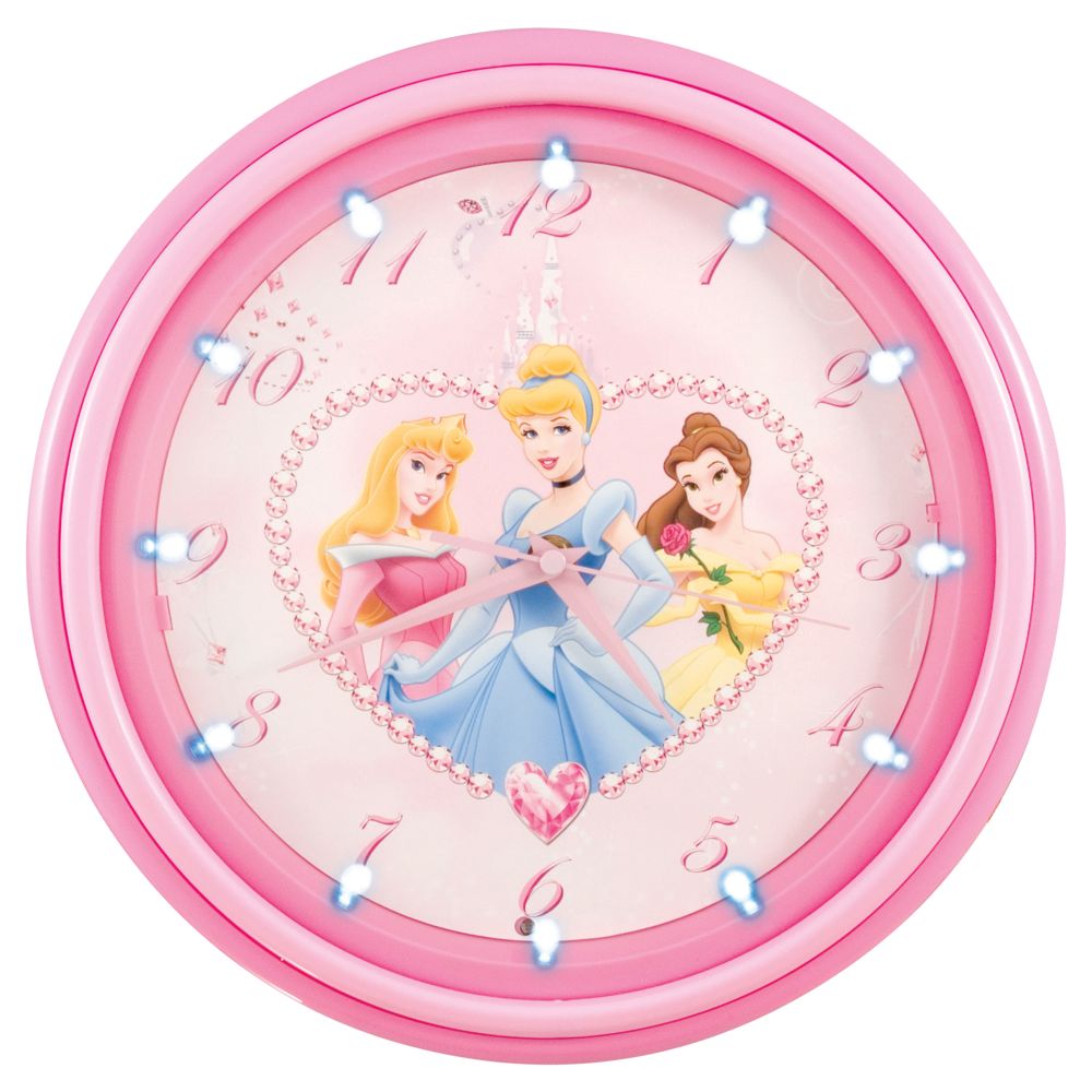 Princess Light-Up Musical Wall Clock