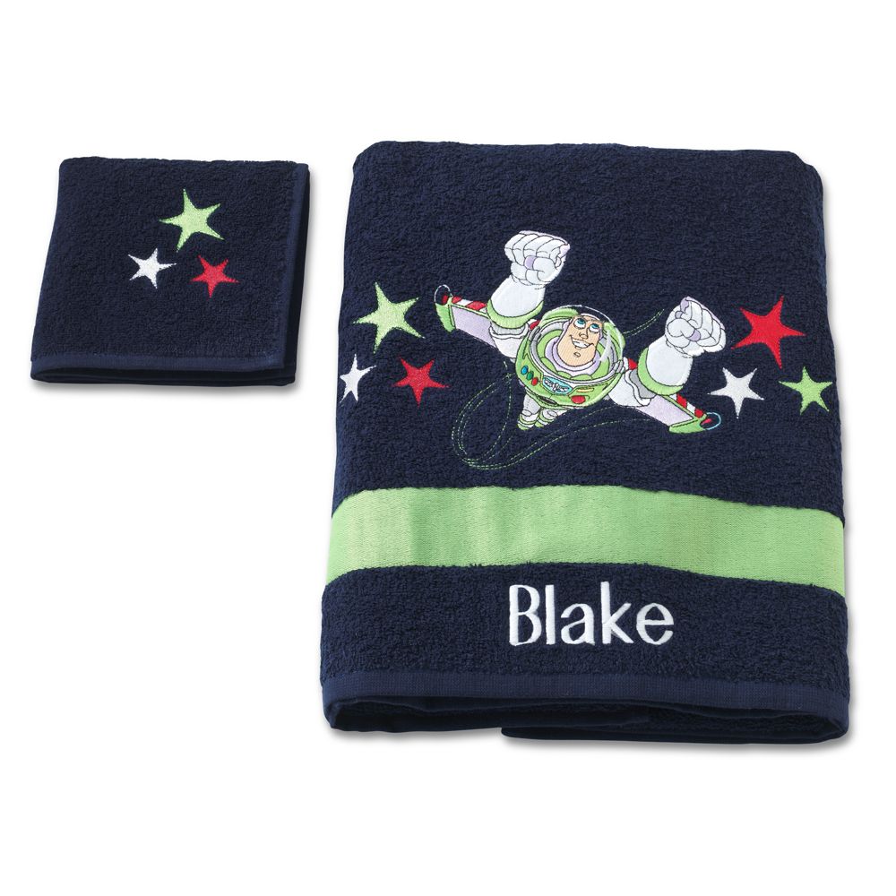 2-Pc. Personalized Buzz Lightyear Towel Set