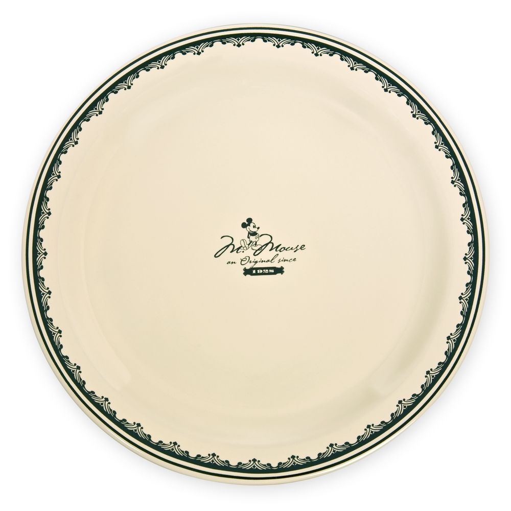 4-Pc. Vintage Black and White Mickey Mouse Dinner Plate Set