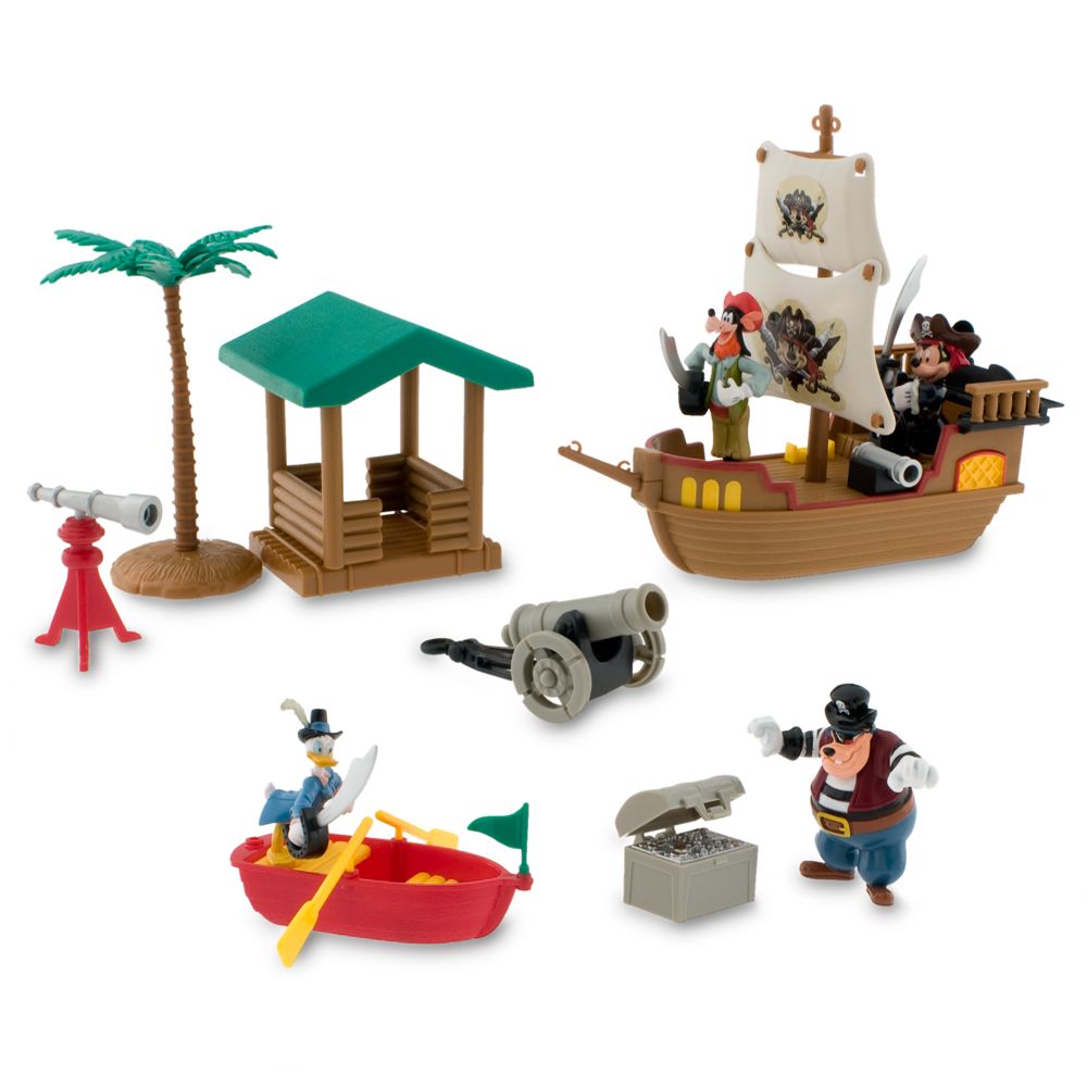 Mickey Mouse Pirates of the Caribbean Figurine Play Set