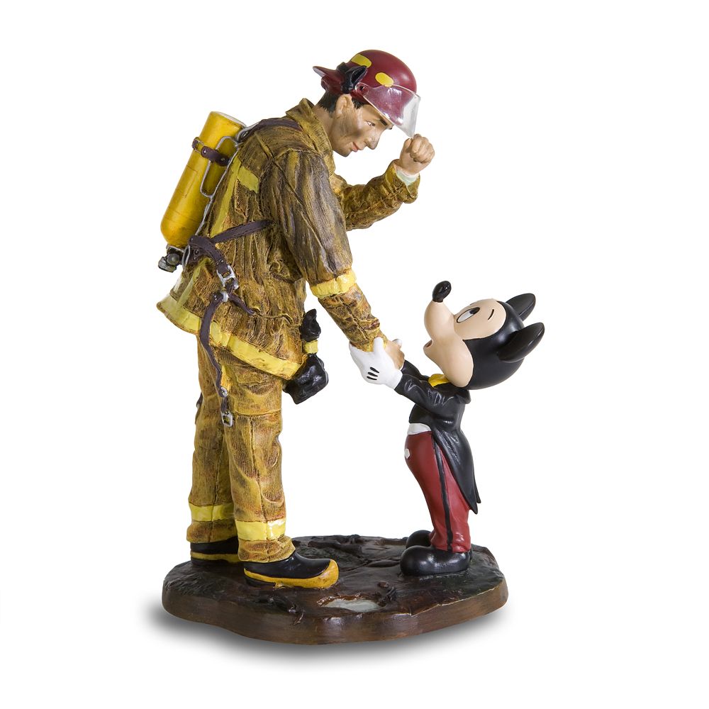 Fireman and Mickey Mouse Figurine