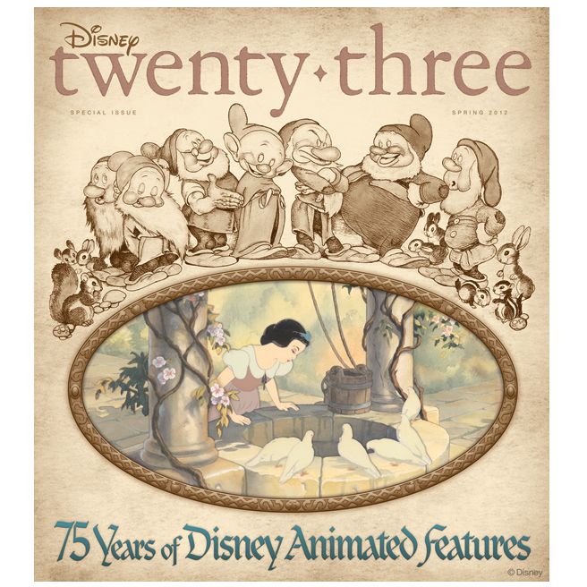 D23 Disney twenty-three Spring 2012 Magazine -- Membership Exclusive Cover