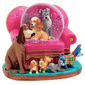 Lady and the Tramp Snowglobe