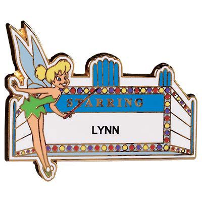 Tinker Bell Personalized Pin