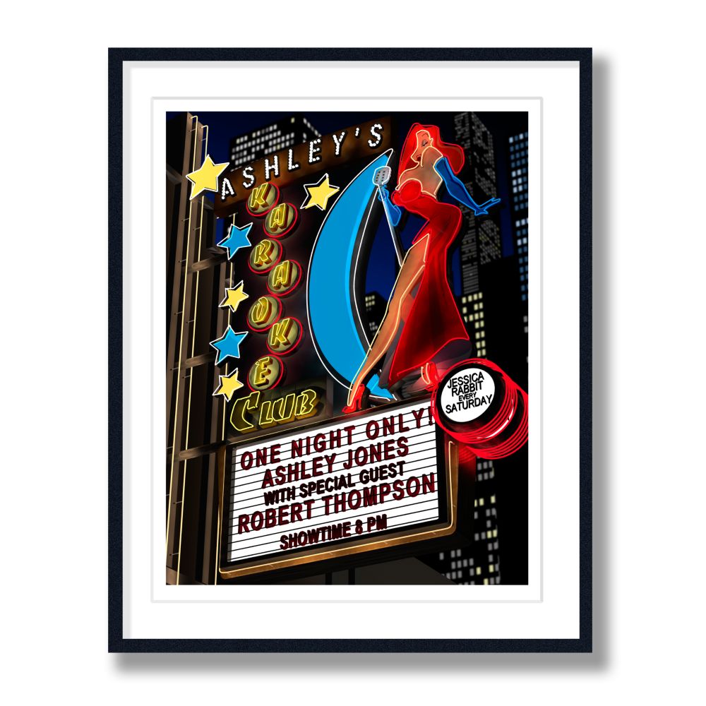 Personalized Jessica Rabbit FantaSign