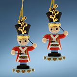WDCC Toy Soldier ''it's a small world'' Ornaments -- Set of 2