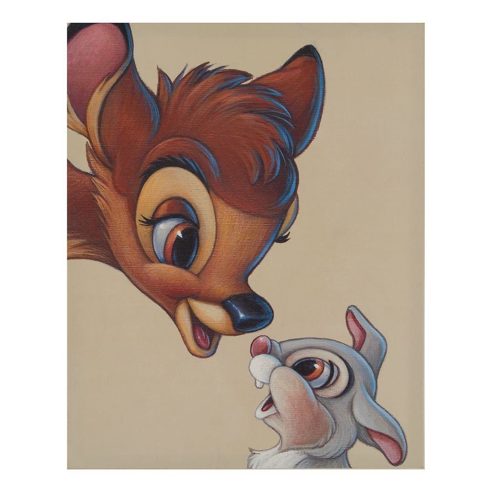 Bambi and Thumper Best of Friends Canvas Giclee