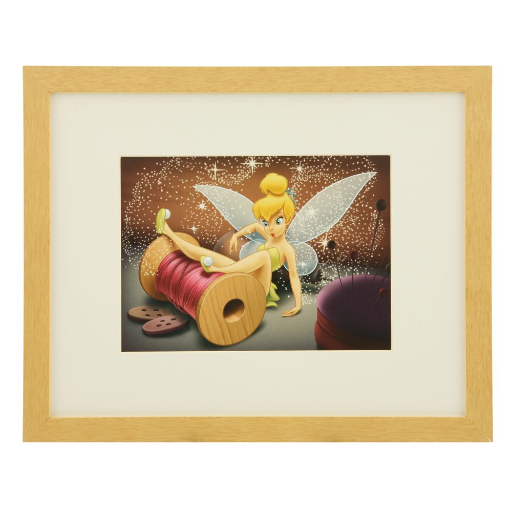 Tumbling Tinker Bell Framed Lithograph