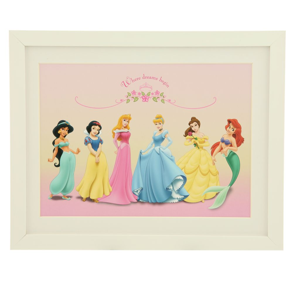 Princess Where Dreams Begin Framed Lithograph