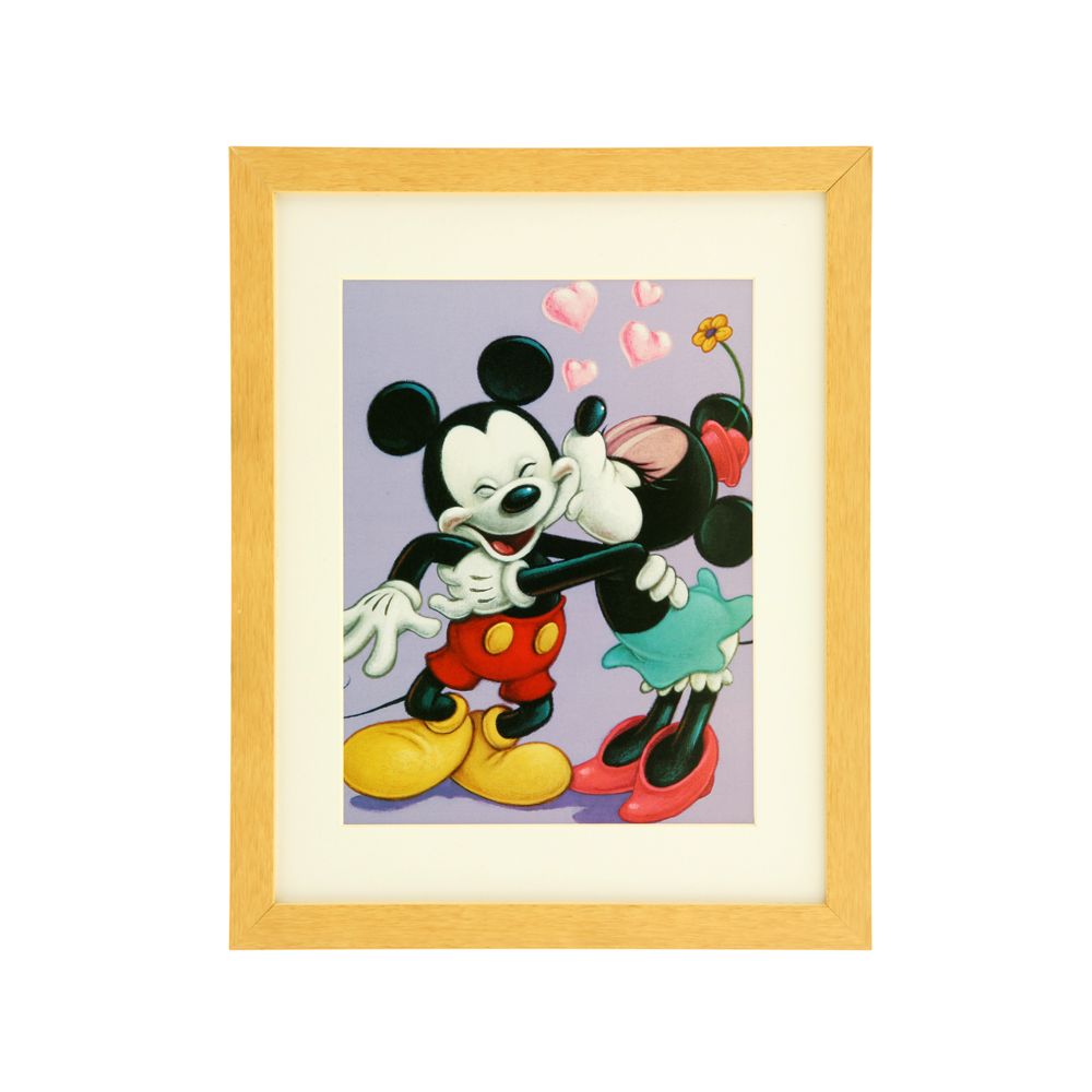 Sweethearts Mickey & Minnie Framed Lithograph