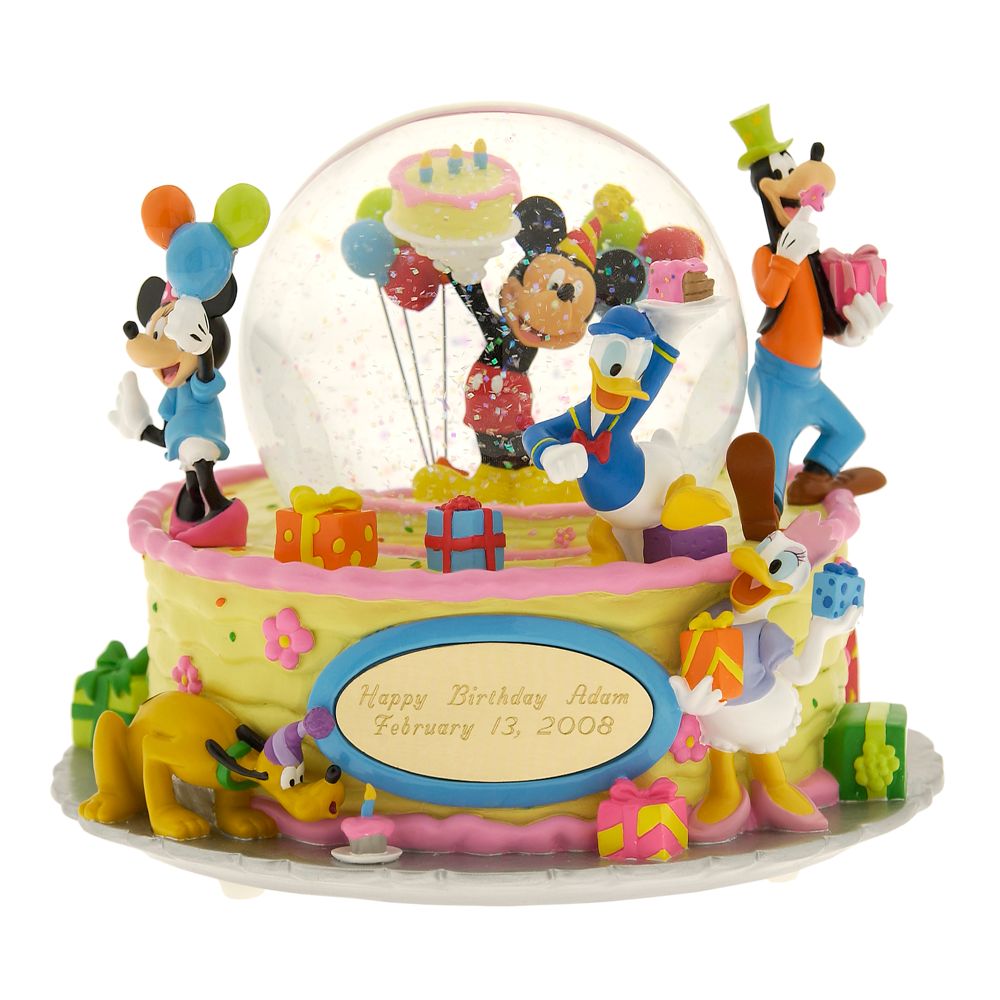 Mickey & Friends Happy Anything Personalized Snowglobe