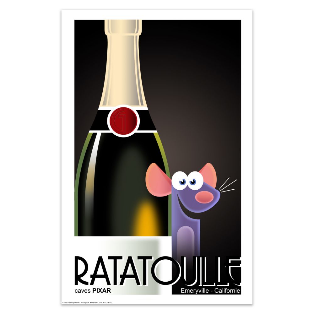 Ratatouille Wine Limited-Edition Gicl&eacute;e on Paper