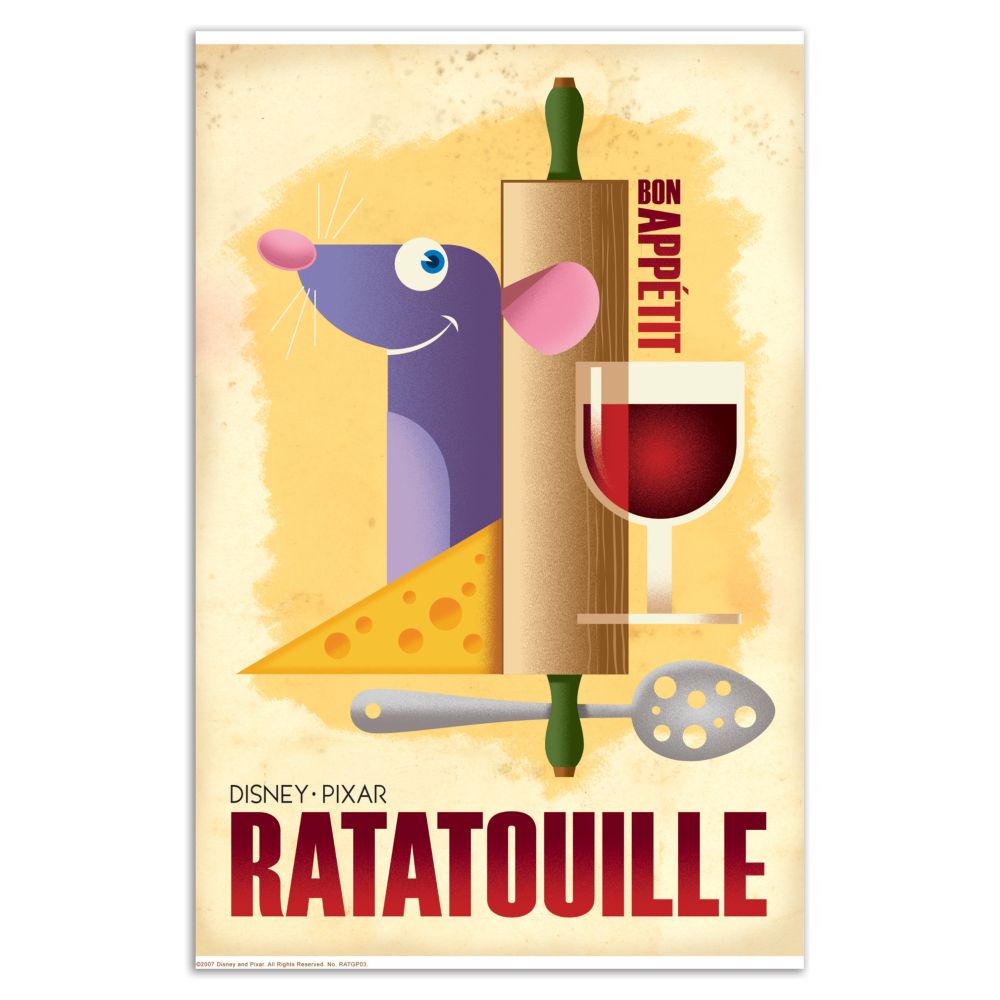 Ratatouille ''Bon App&eacute;tit'' Limited-Edition Gicl&eacute;e on Paper