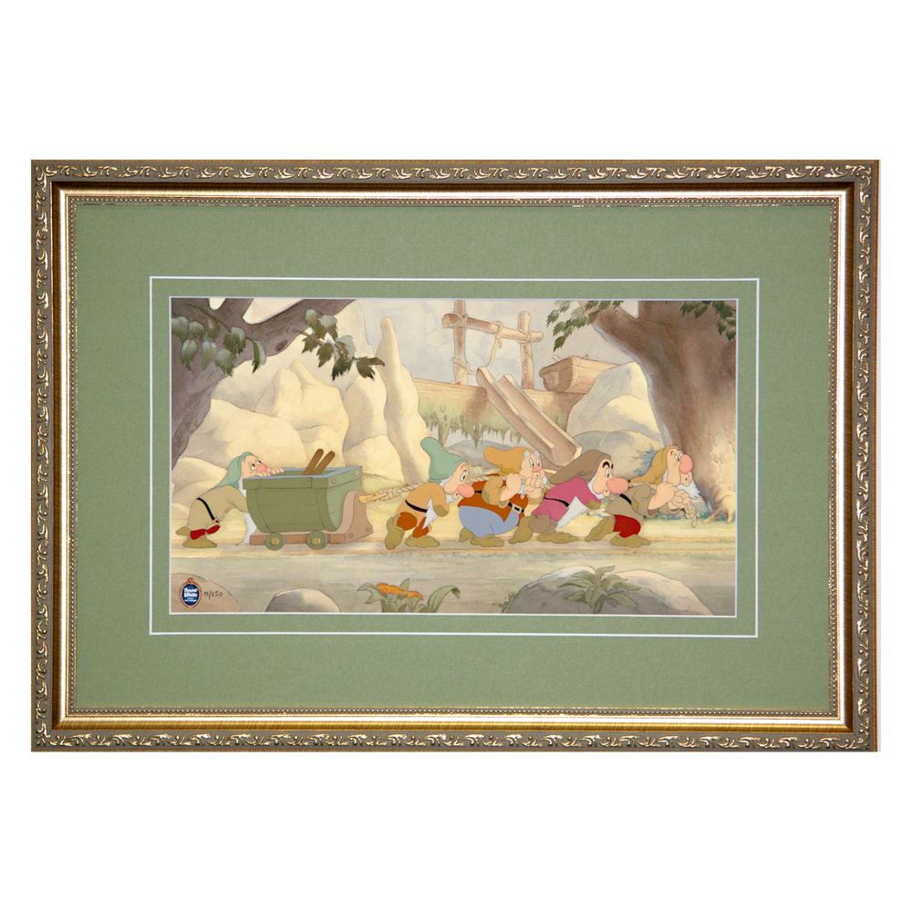 Seven Dwarfs ''Hard at Work'' LE Framed Gicl&eacute;e on Paper