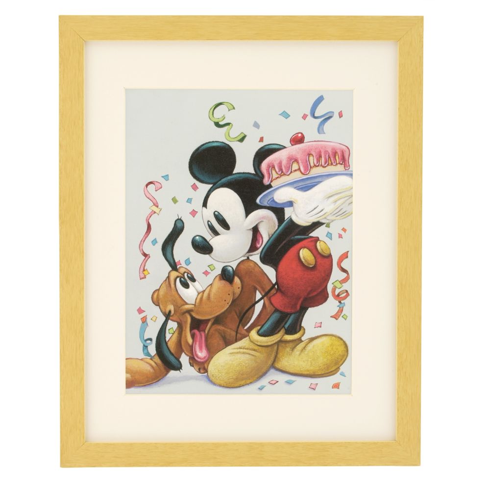 Mickey and Pluto -- A Celebration with Friends Framed Lithograph