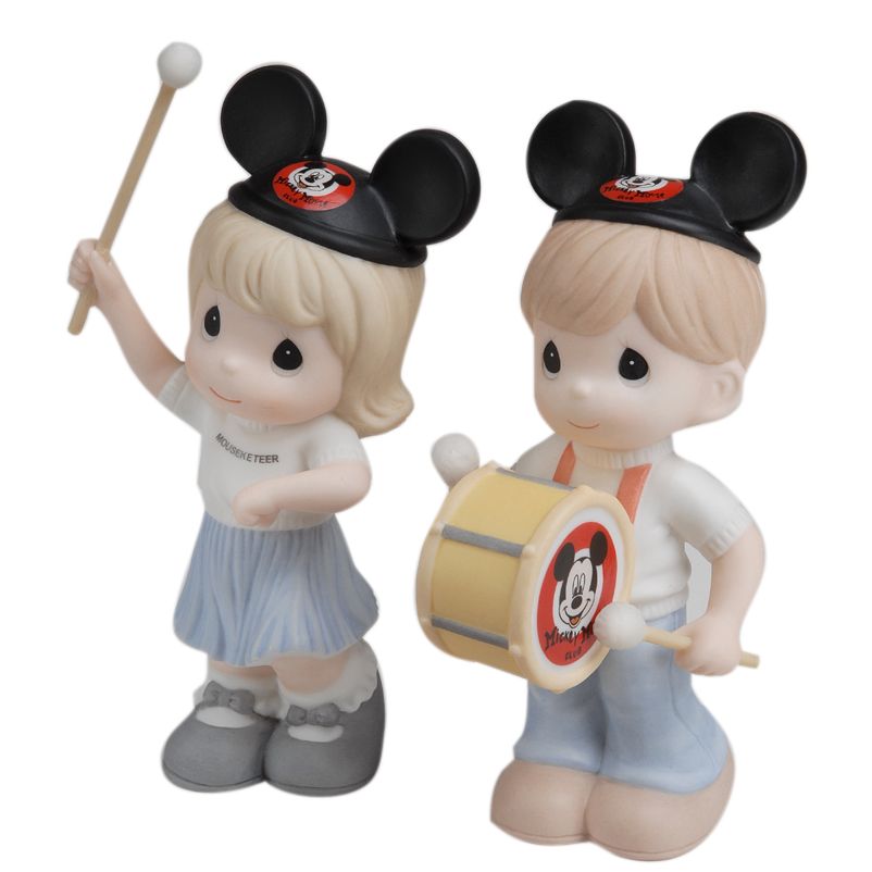 Disney Girl and Boy Mouseketeers ''Come Along and Sing the Song'' 2-Pc. Figurine Set by Precious Moments