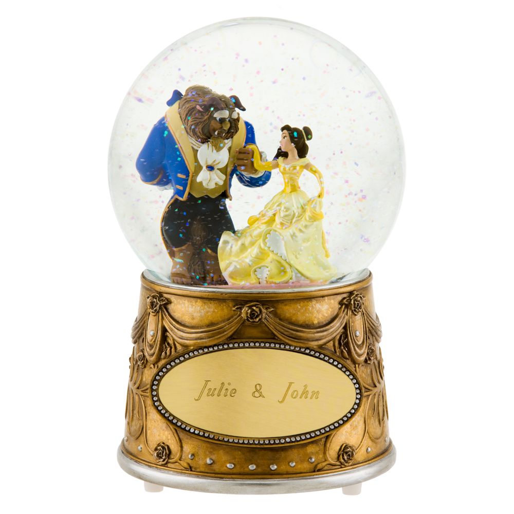 Personalized Beauty and the Beast Snowglobe